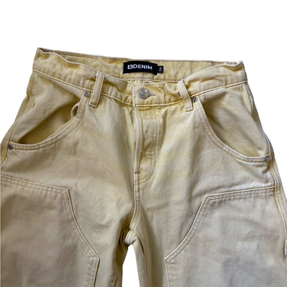 EB Denim The Enzo Double Knee Carpenter in Butter Size 26 - Picture 14 of 16